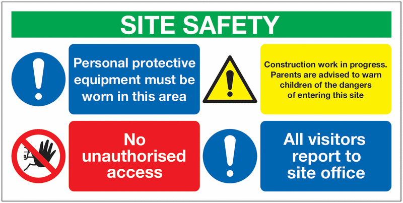 Banner Signs – PPE Must Be Worn Site Safety Signs