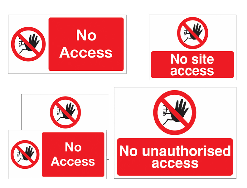 No Access Signs