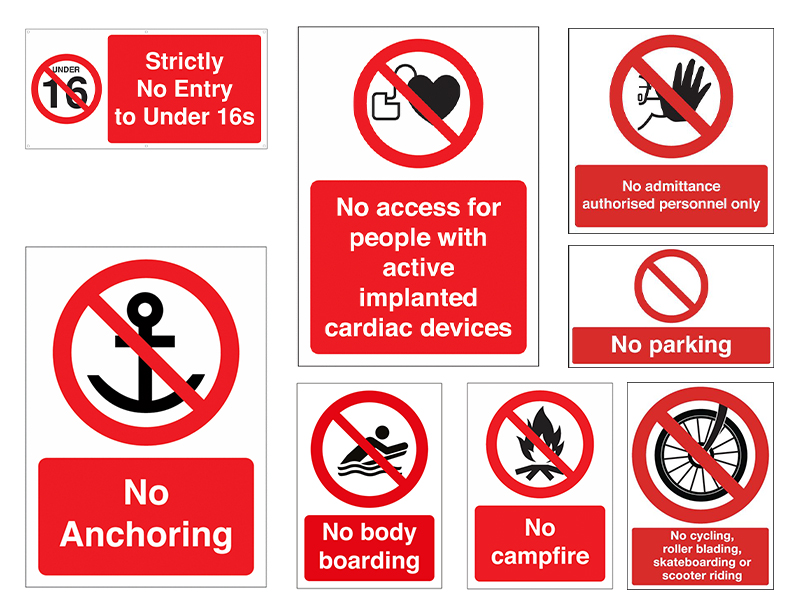 "No" Signs
