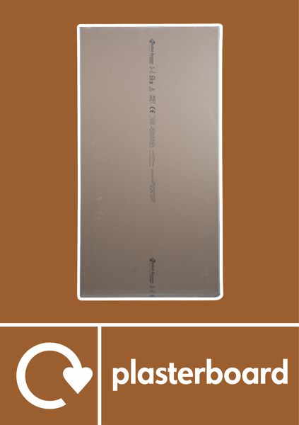 Plasterboard – WRAP Photographic Recycling Signs